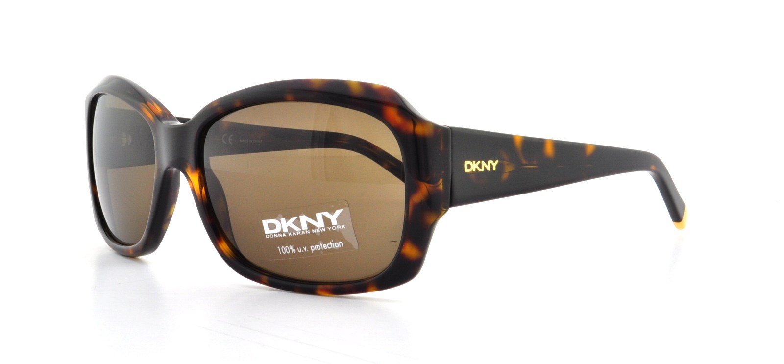 DKNY Occhiali Da Sole Unisex Modello DK545S – Lenti Rettangolari, Montatura In Acetato 56 Mm, Colore 658 Acid Pink Tortoise