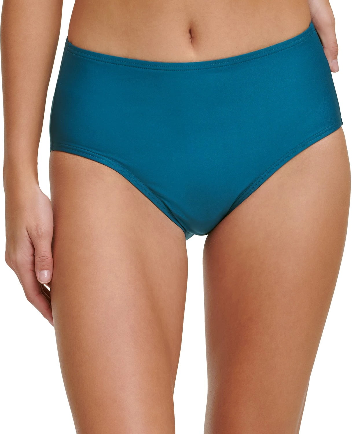 DKNY TEAL Classic Bikini Swim Bottom, US Medium