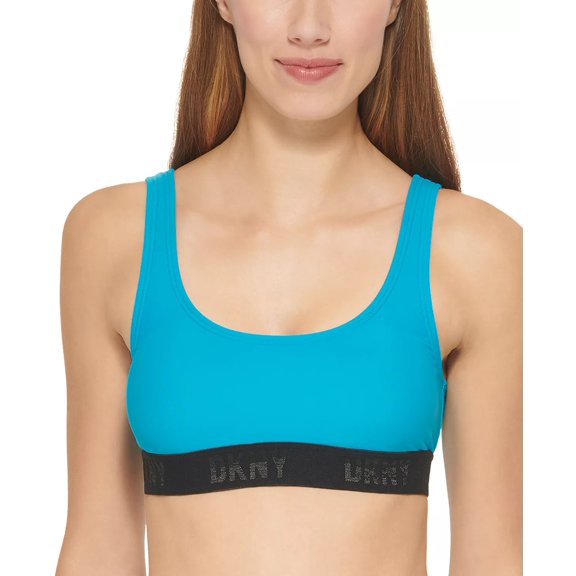 DKNY TROPICAL Logo Bikini Swim Top, US 2X-Large