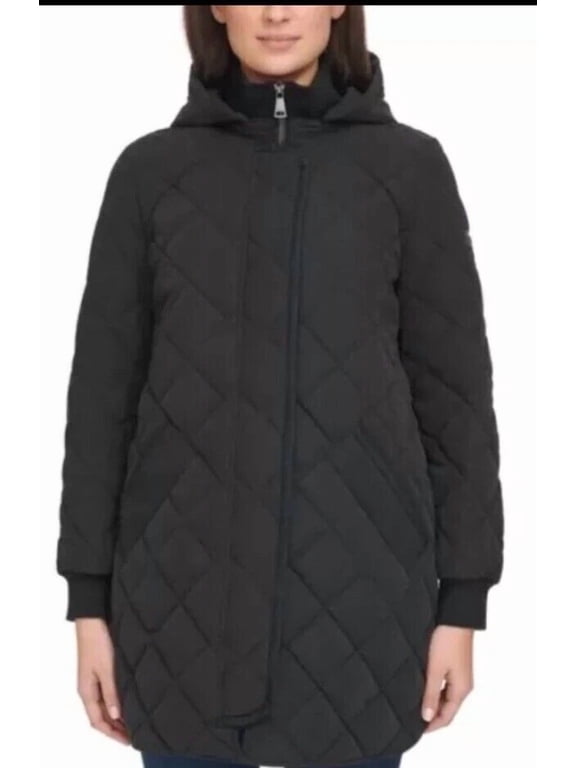 Thistle Quilted Removable Hood Full Zip Jacket XL