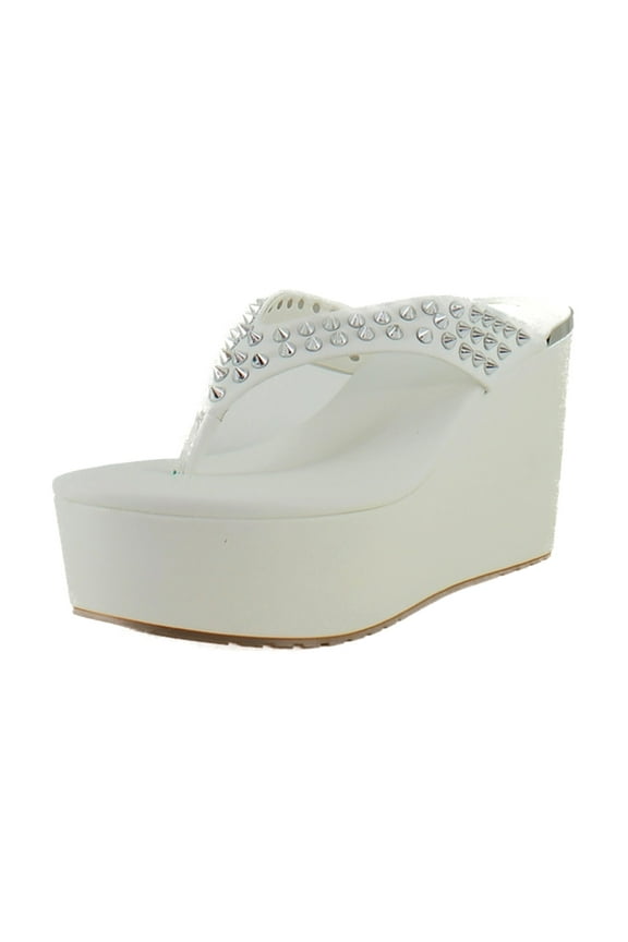 Tina Stud Women's Sandals White Size 9 M