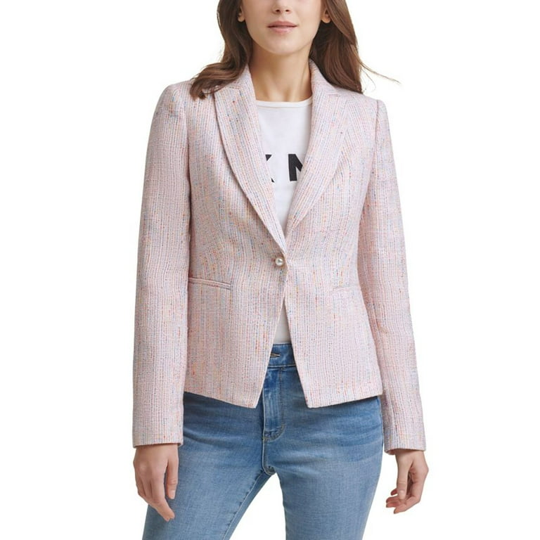 Dkny tweed blazer hotsell