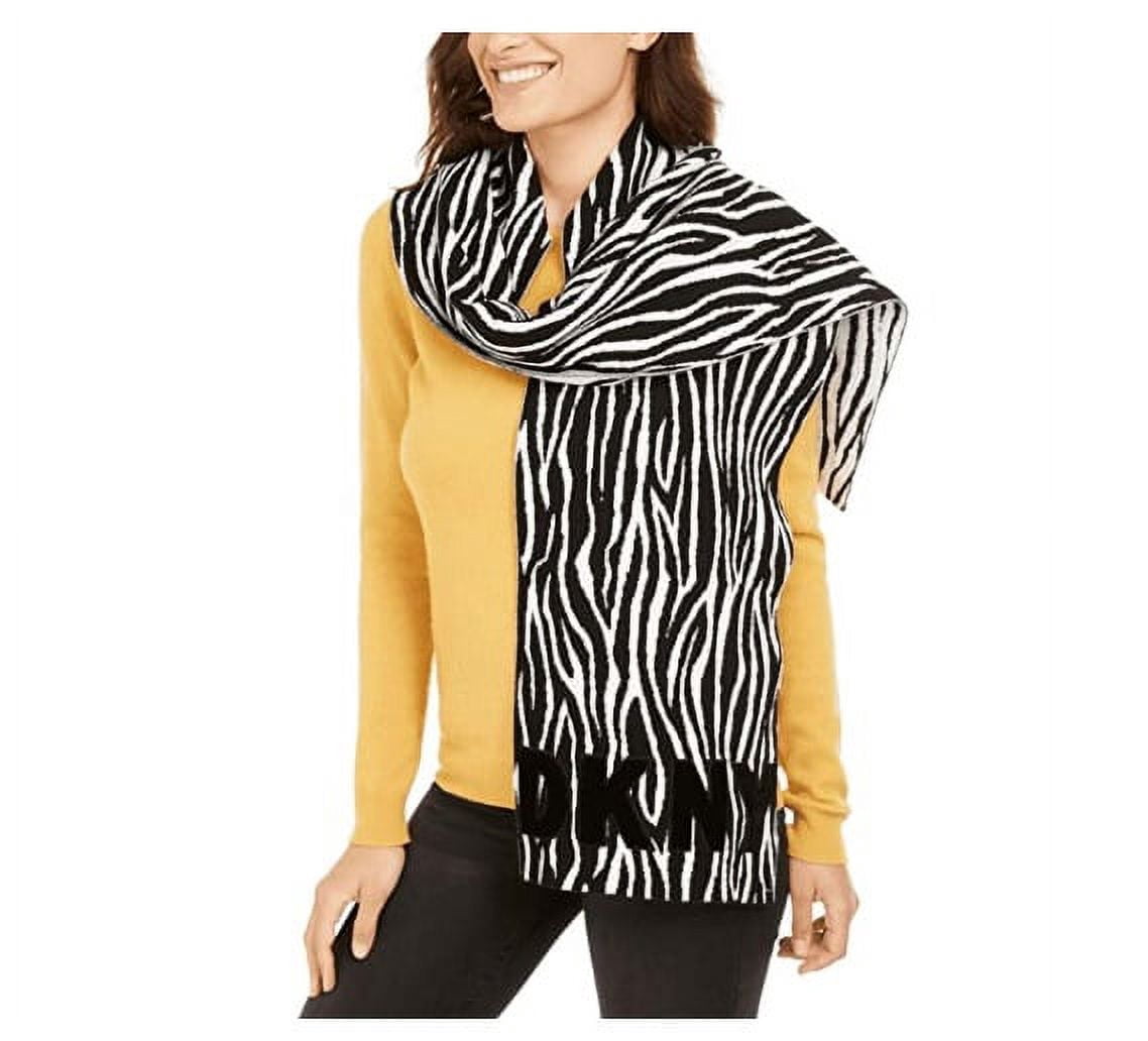 dkny logo scarf