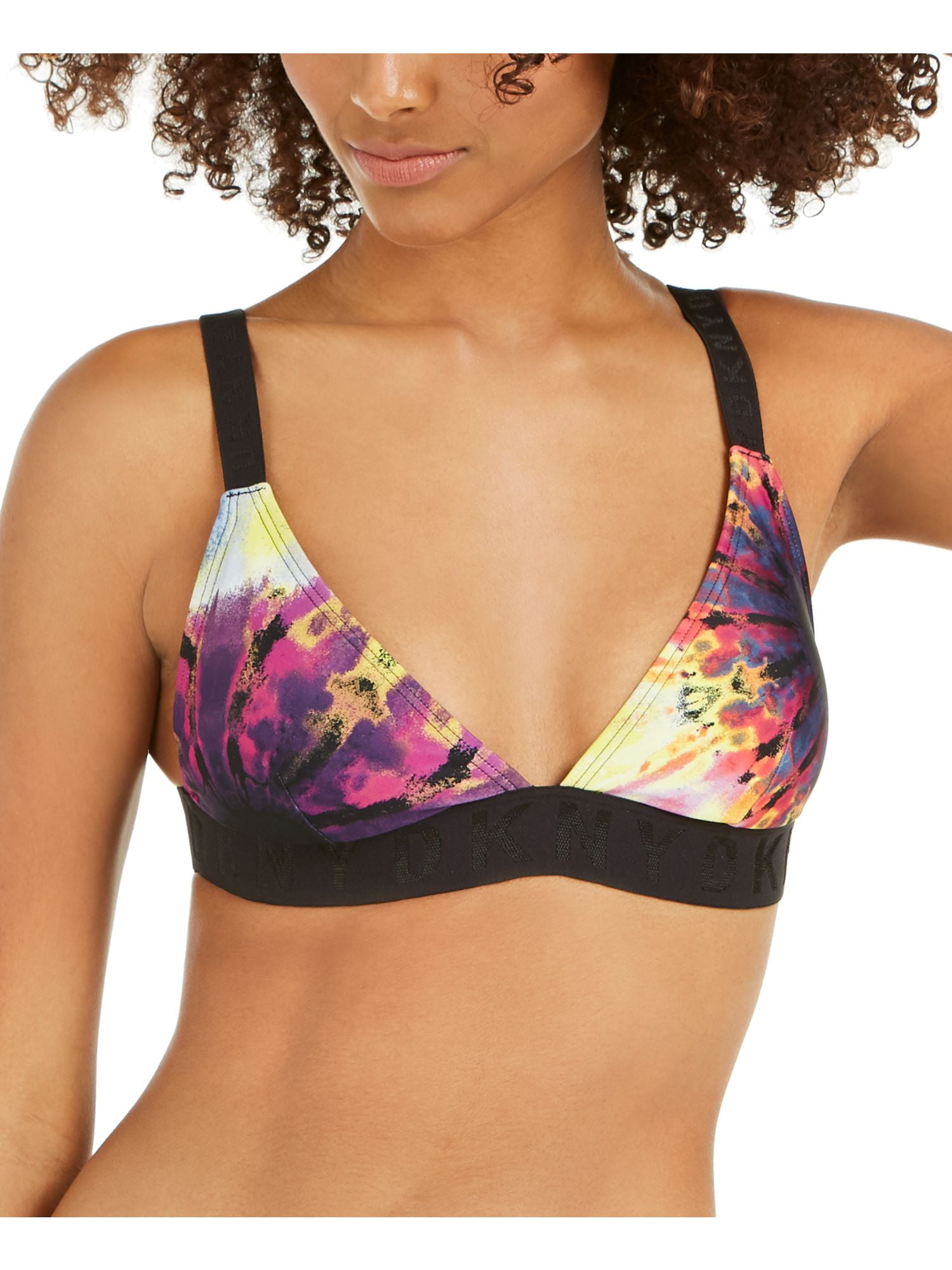 DKNY Women's Triangle Bikini Top - Fashion Swimwear For Beach & Pool