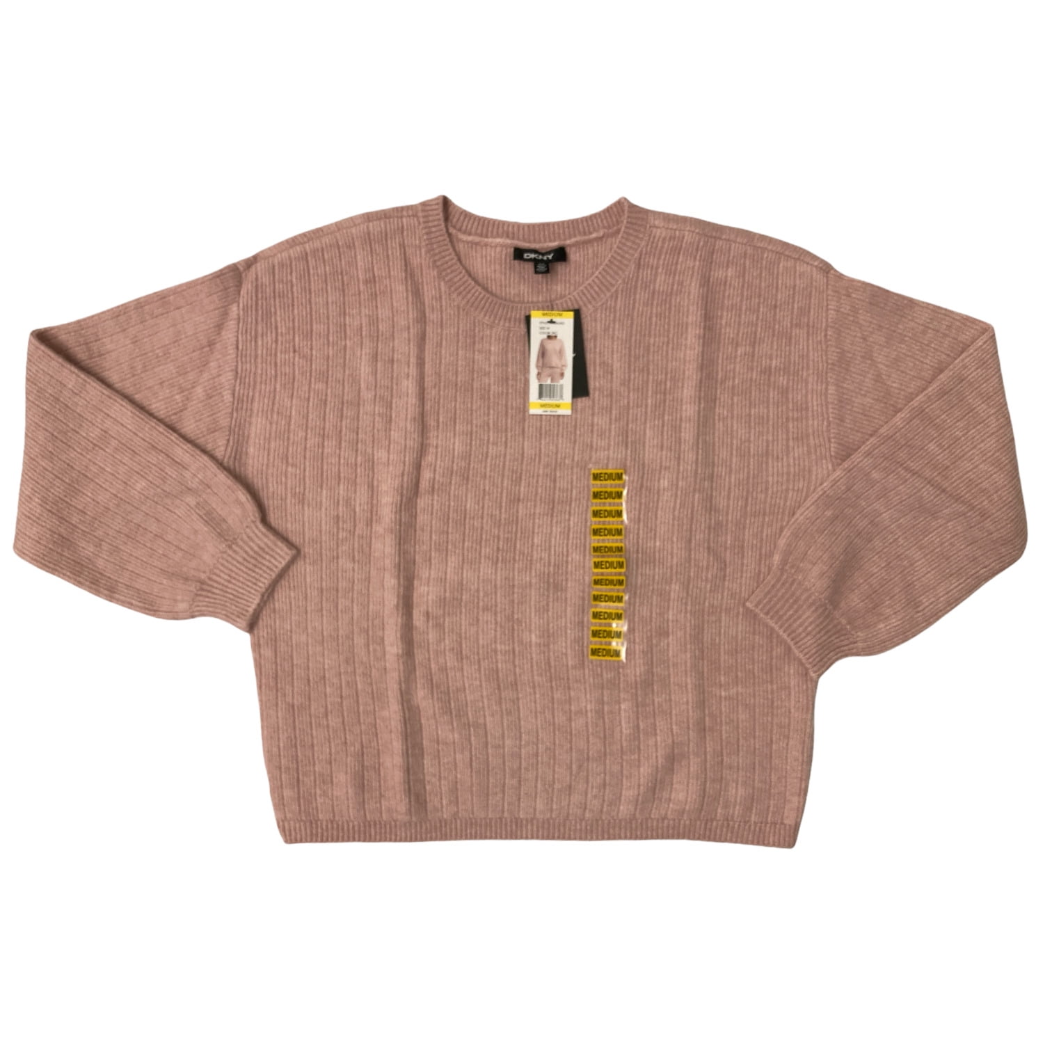 DKNY Women's Cashmere Blend Crew Neck Sweater (Enchant, XL) - Walmart.com