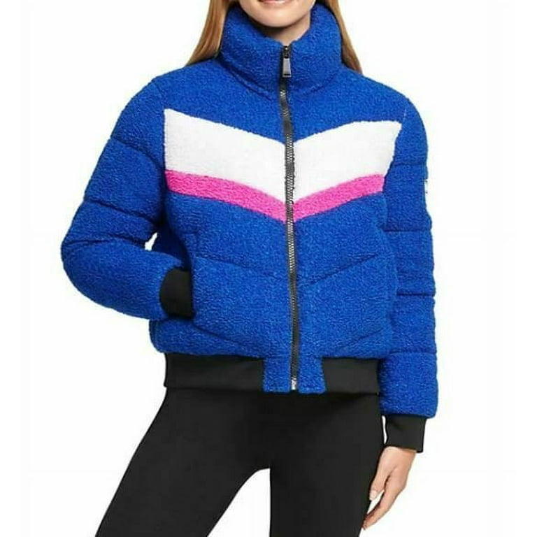 Dkny puffer jacket women's blue cheap