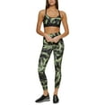 thumbnail image 1 of DKNY Women's Electric Shock Printed 7/8 Leggings Yellow Size X-Small, 1 of 3