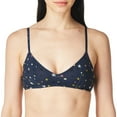 thumbnail image 1 of DKNY Women's Lightweight Mesh Bralette, Wirefree, Star Print, Small, 1 of 3