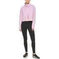 thumbnail image 1 of DKNY Women's Ombre Logo Funnel Neck Pullover Purple Size Medium, 1 of 4