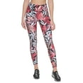 thumbnail image 1 of DKNY Women's Printed High Waist 7/8 Leggings Pink Size X -Small, 1 of 3