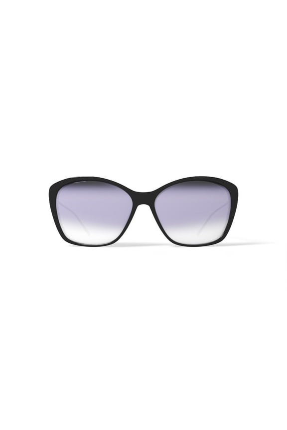 Women's Rx'able Fashion Sunglasses, DK702SG, Black, 57-14-140, with Case