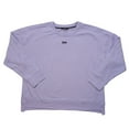 thumbnail image 1 of DKNY Women's Soft Long Sleeve Crewneck Comfy Fleece Sweatshirt (Lavender, XXL), 1 of 1