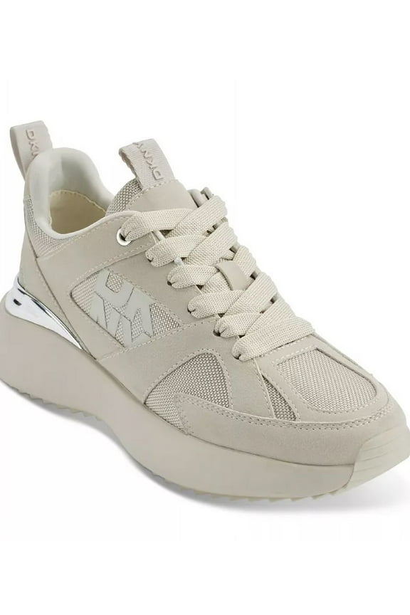 Women's Soft White Zofi Lace-Up Sneakers, US 10