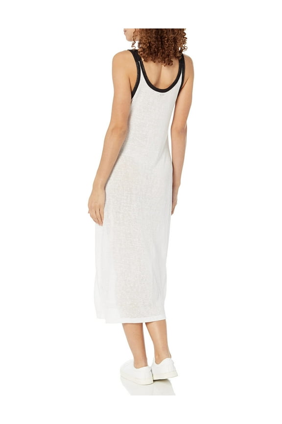 Women's Standard Lightweight Dress Swim Cover Up, Ivory, Small