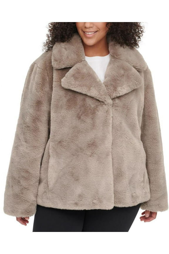 Women's Thistle Plus Size Faux-Fur Coat, 1X