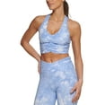thumbnail image 1 of DKNY Sport Womens Tie Dye Low Impact Sports Bra Hydrangea L, 1 of 10