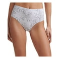 thumbnail image 1 of DKNY Women's White Snake Print Stretch Seam-Front Lined Full Coverage UV Protection High Waisted Swimsuit Bottom XXL, 1 of 2