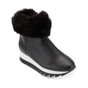 DKNY Womens Al Faux Leather Cold Weather Ankle Boots