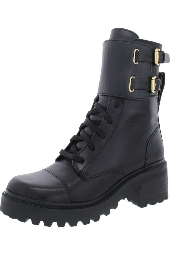 Womens Bart Leather Lace-up Ankle Boots