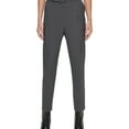 thumbnail image 1 of DKNY Womens Belted Casual Trouser Pants, Grey, Petite, 4P, 1 of 3