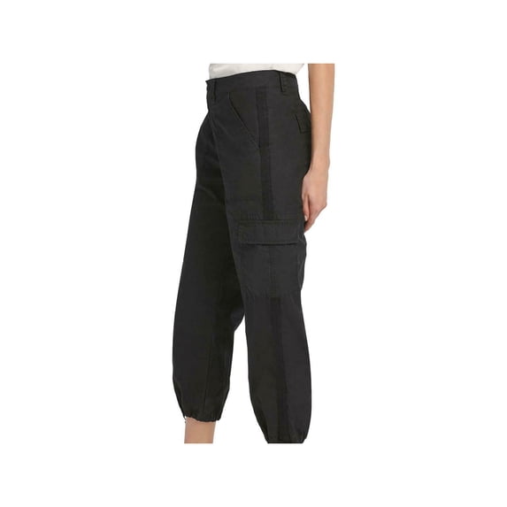 DKNY Womens Black Cargo Pants Size: 10