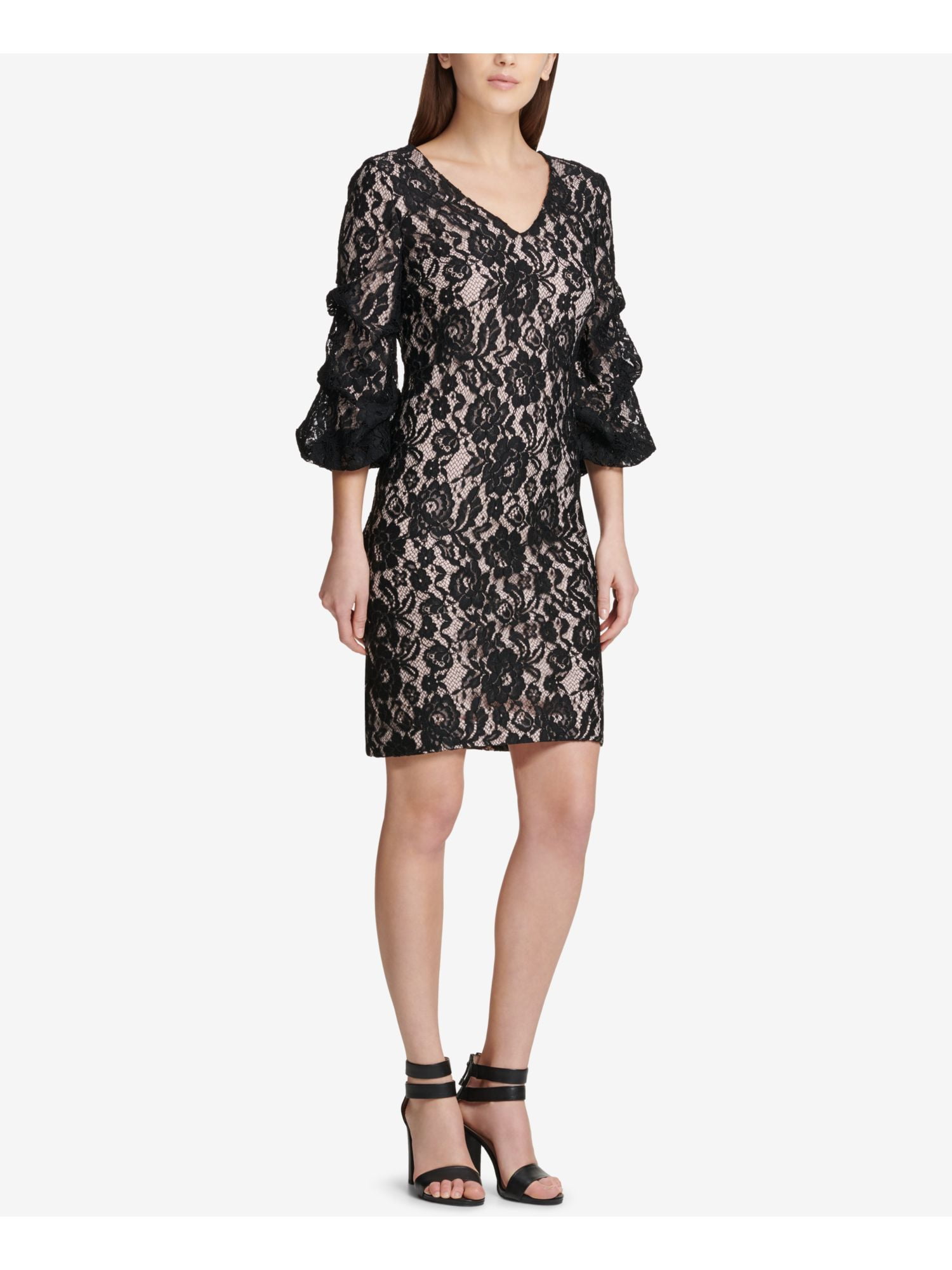 Dkny black lace dress 2025