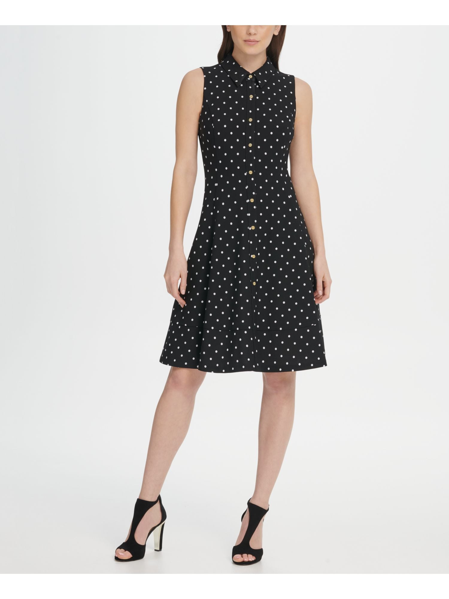 Dkny polka top dot dress
