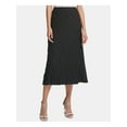 thumbnail image 1 of DKNY Womens Black Textured Maxi A-Line Skirt XS, 1 of 4