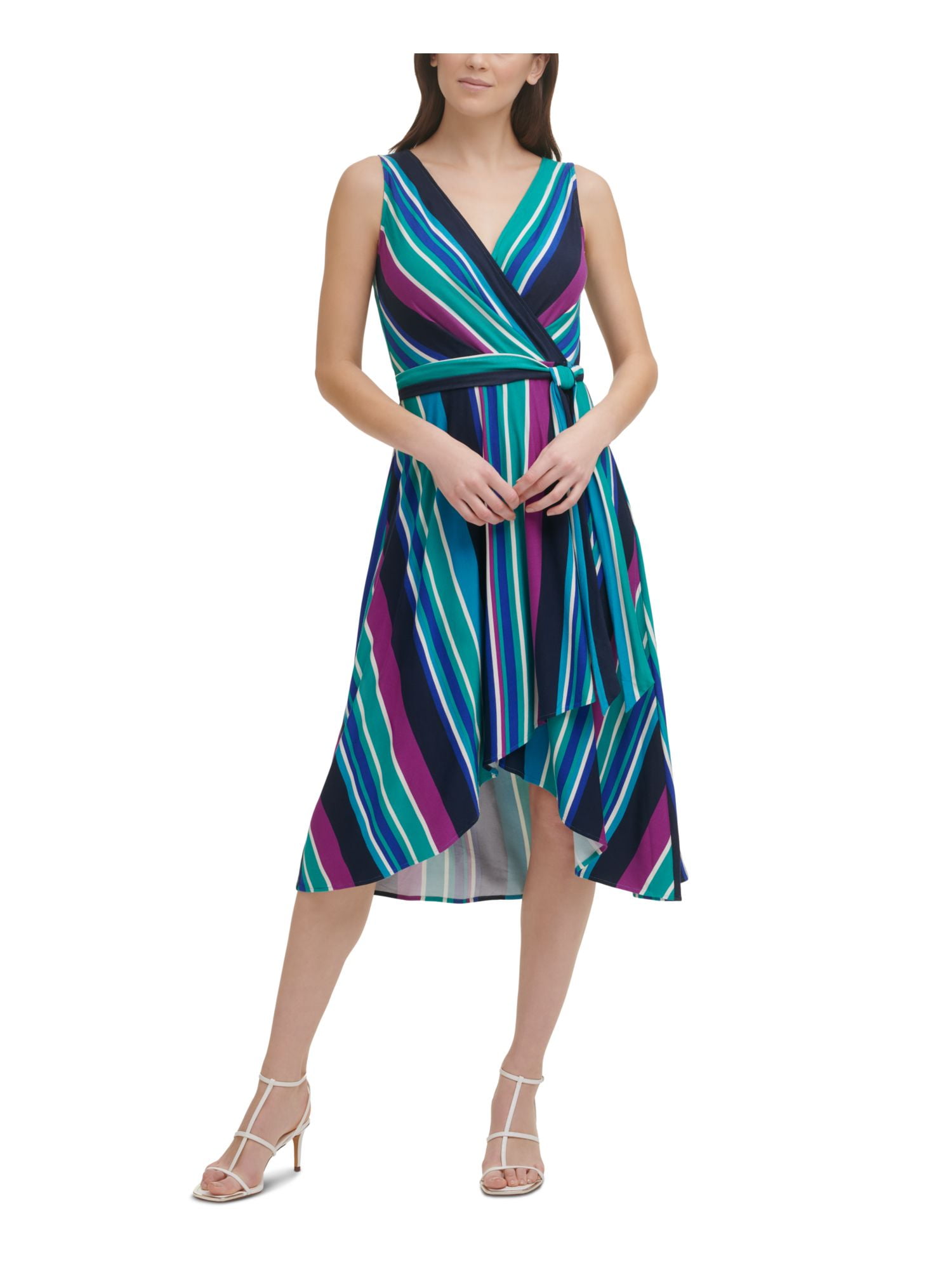 Surplice Asymmetric Hem Plain Sweaters Surplice Asymmetric Hem Plain Sweaters