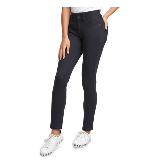 DKNY Womens Blue Skinny Leggings 6
