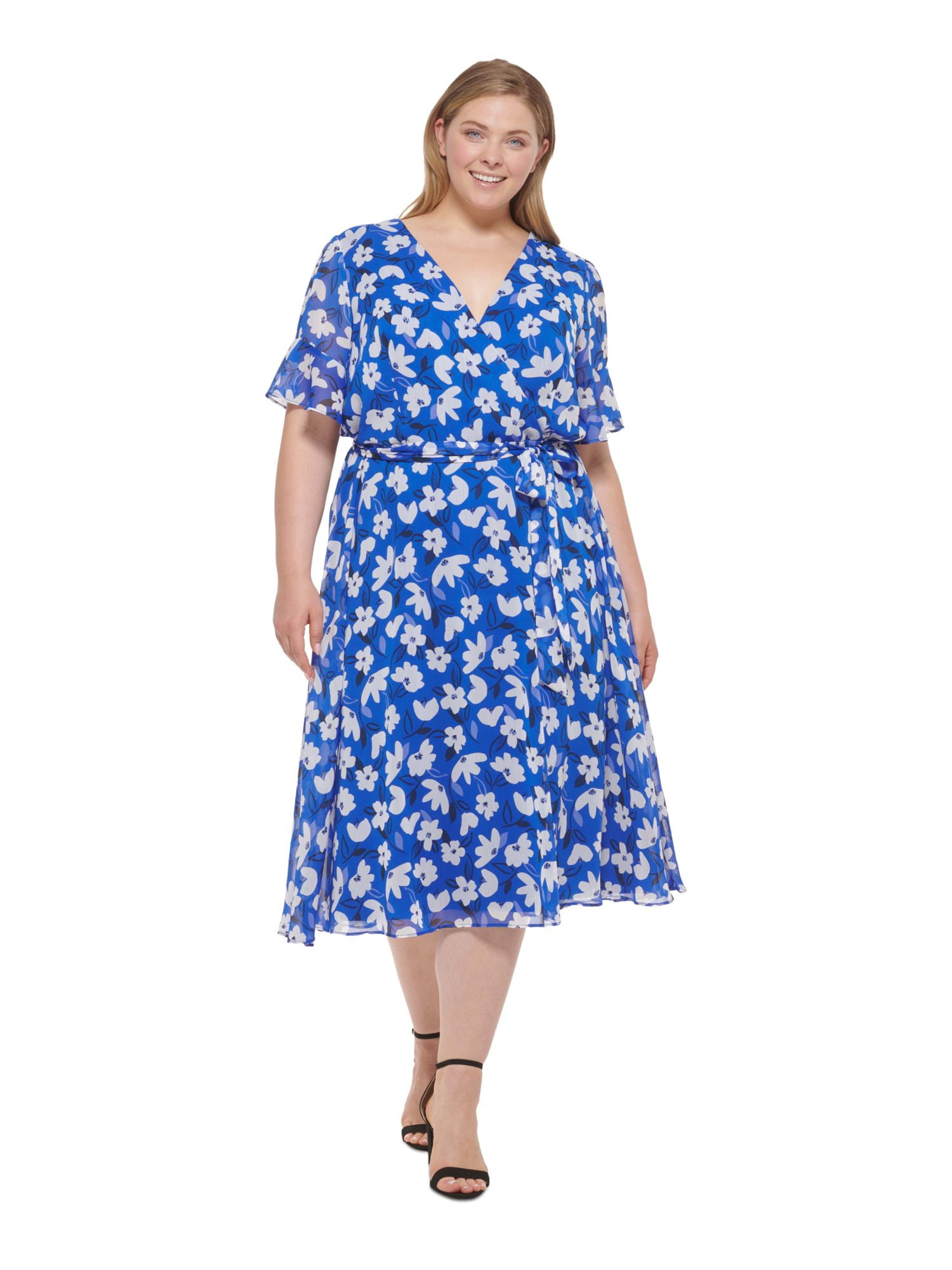 Dkny royal blue dress hotsell