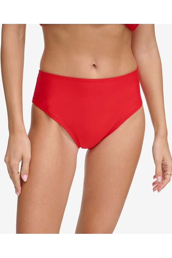 Womens Classic Mid Rise Bikin Real Red L