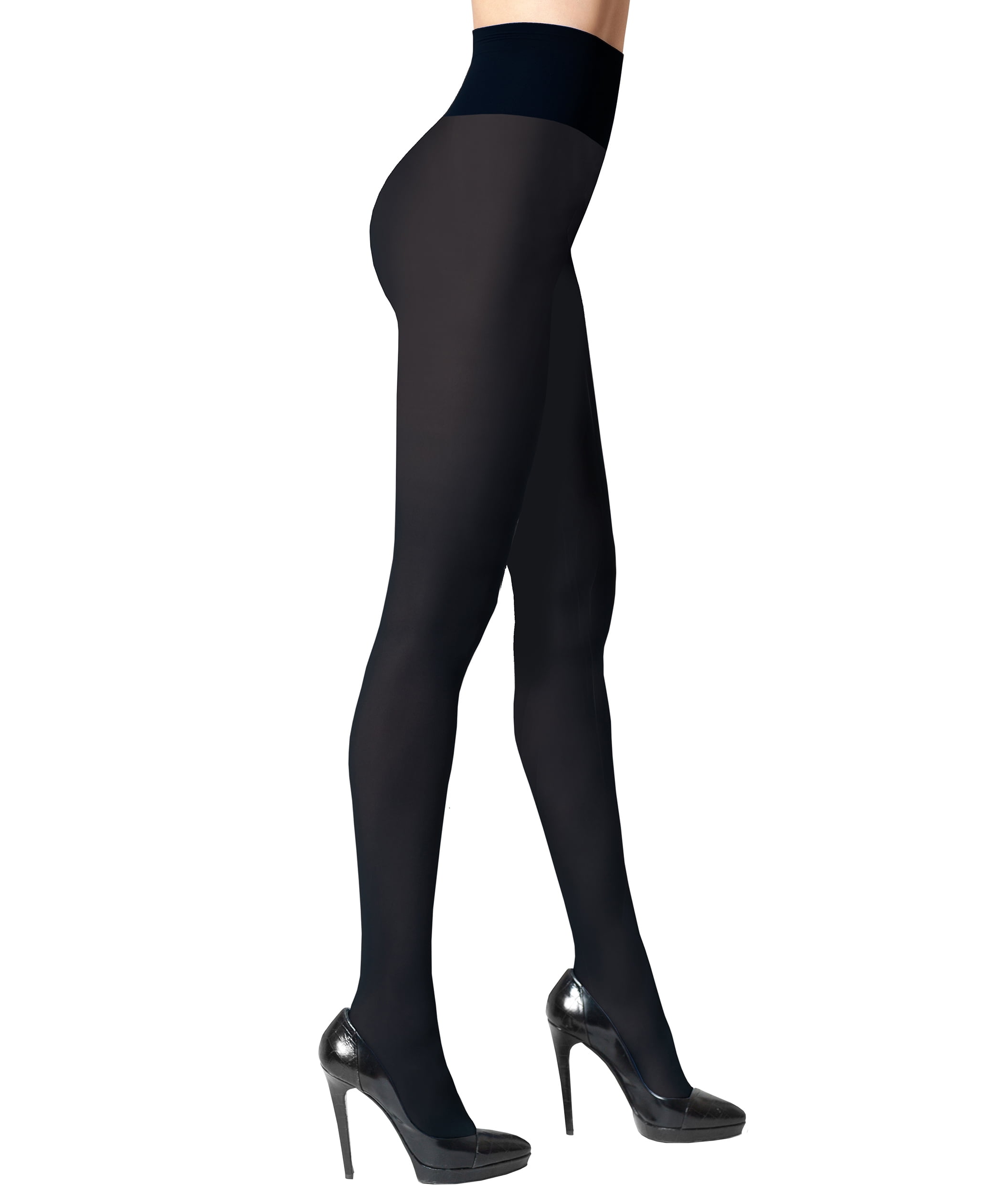 Comfort 70 Den Seamless Black Opaque 3D Tights at Ireland's Online Shop –  DressMyLegs