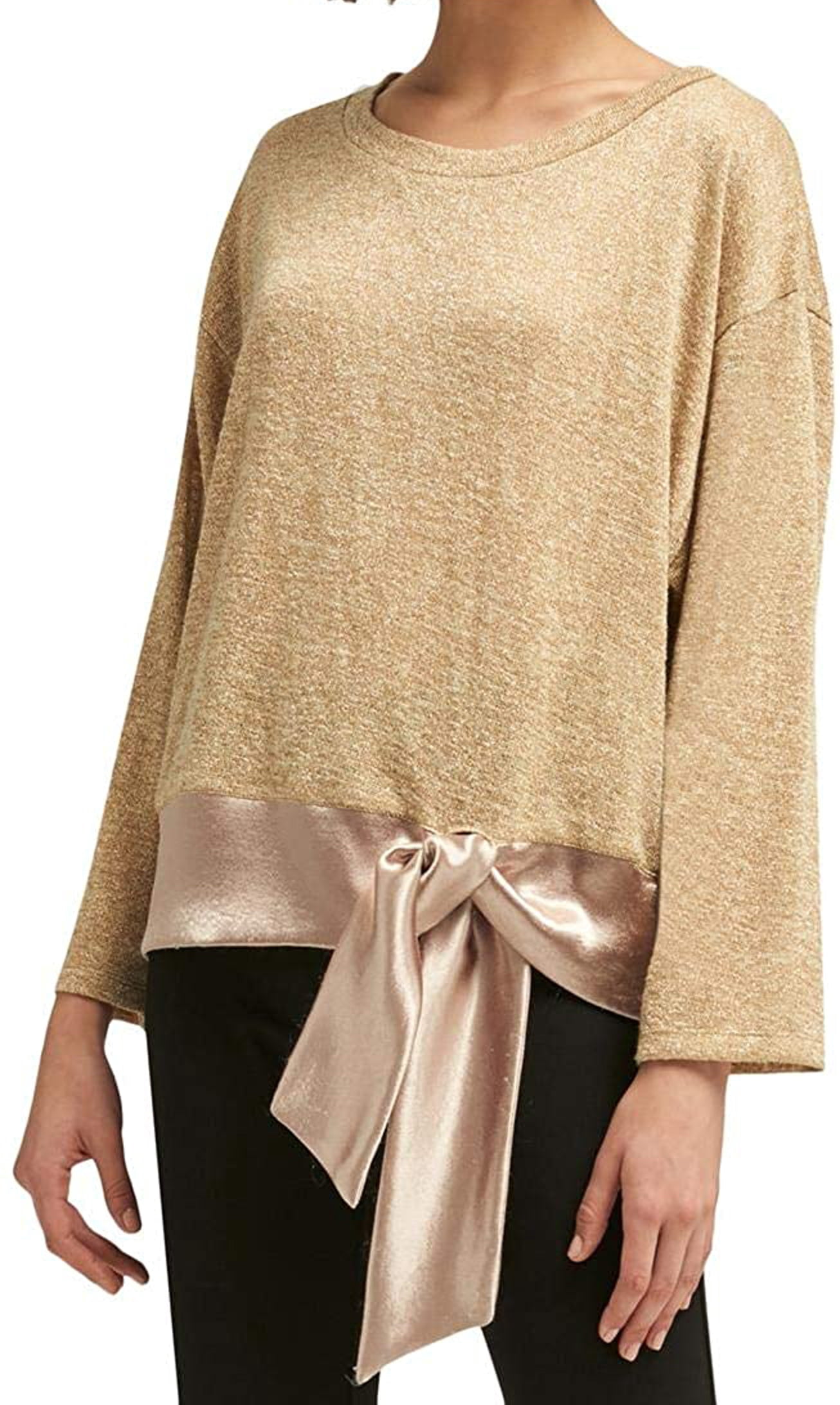 Emmalyn Contrast Hem Knit Sweater main image 1