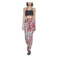thumbnail image 1 of DKNY Womens Coral Printed High Waist Leggings S, 1 of 3