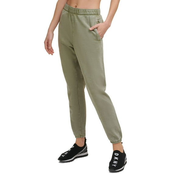 DKNY Womens Cotton Jogger Pants