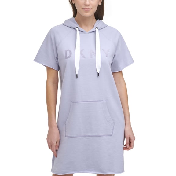 DKNY Womens Cotton Sweatshirt Dress;X-Large
