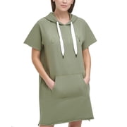 kelly green dress Kelly Green Split U Neck Three Quarter Peasant Sleeve Dress *FINAL SAL   SSYS