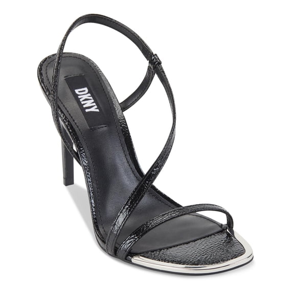 DKNY Womens Danielle Patent Dressy Slingback Sandals