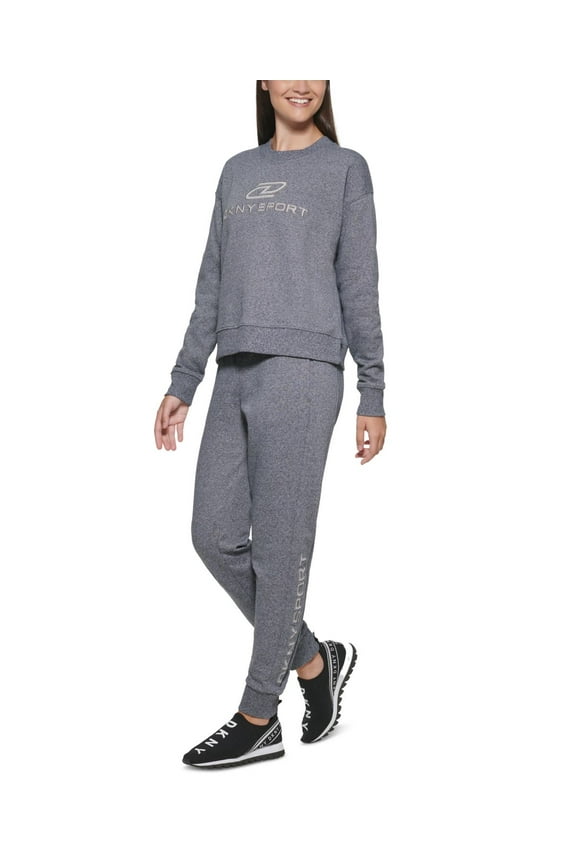 Womens Embroidered Logo Cotton Sweatshirt;X-Large