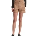 thumbnail image 1 of DKNY Womens Faux Suede Casual Walking Shorts, Brown, 16, 1 of 2