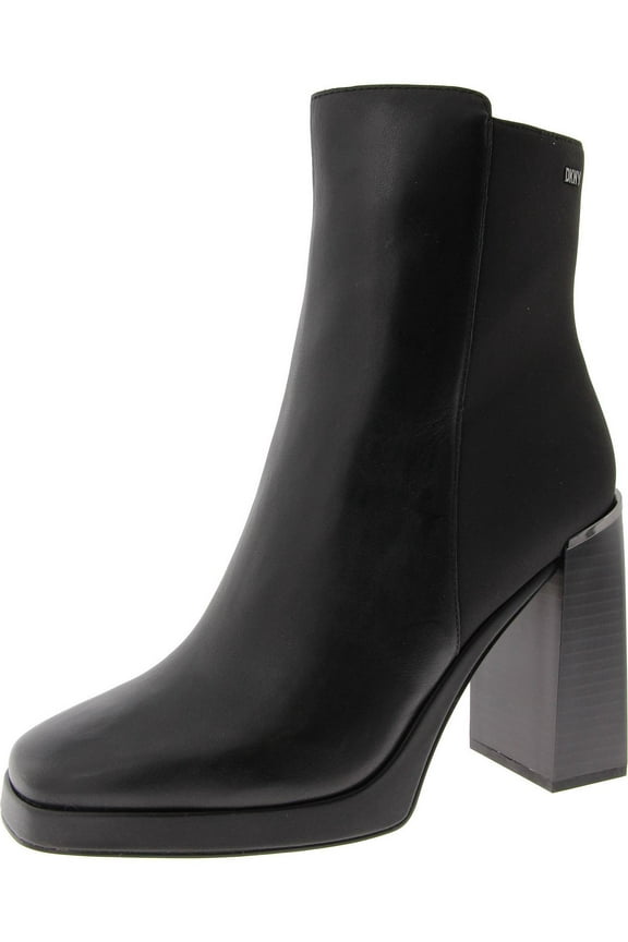 Womens Felice Leather Padded Insole Booties