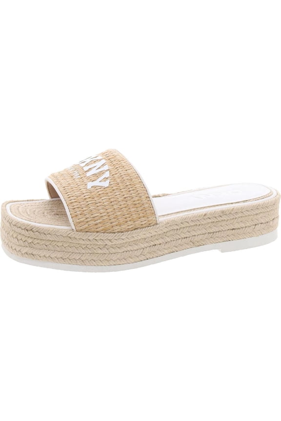 Womens Fiona Arch Logo Logo Woven Slide Sandals