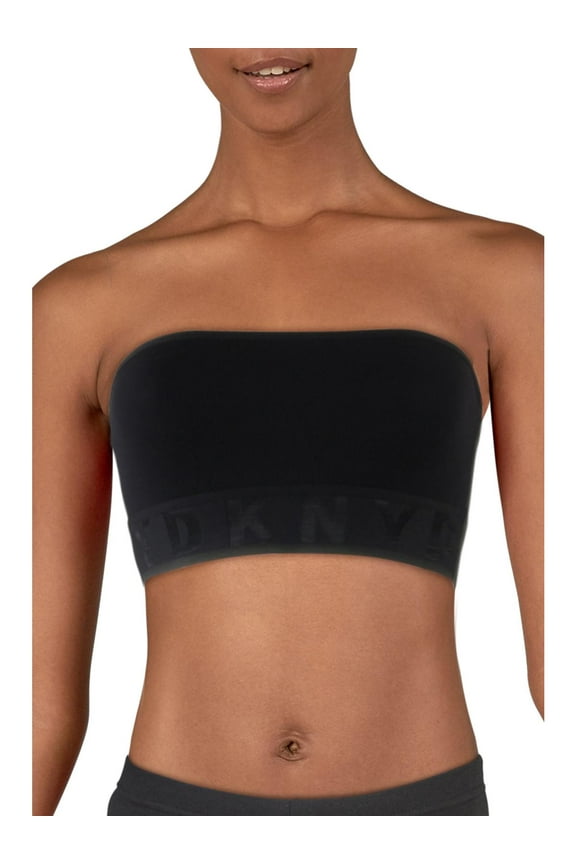 Womens Fitness Running Bandeau Bra Black M