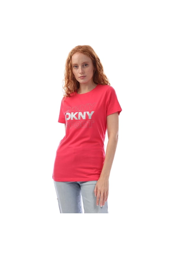 Womens Glitter Logo T-Shirt