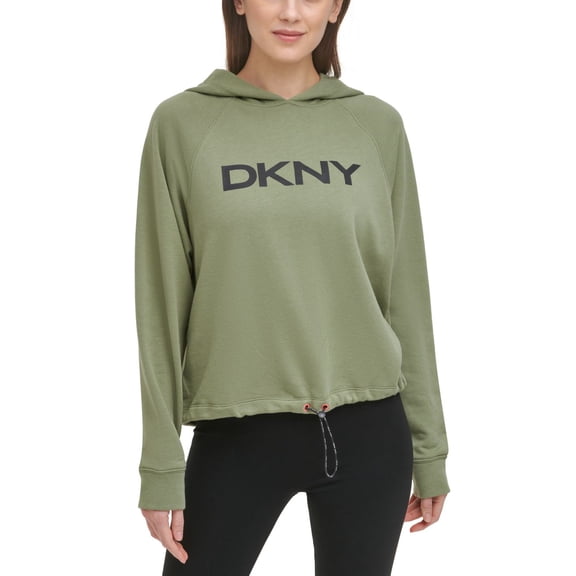DKNY Womens Graphic Hoodie;Small