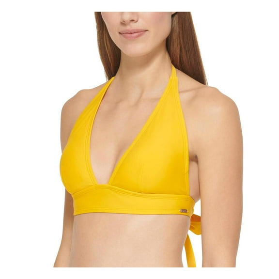 DKNY Womens Halter Bikini Bikini Swim top