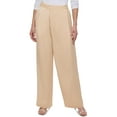 thumbnail image 1 of DKNY Womens High Rise Pleated Wide Leg Pants, 1 of 2