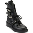 thumbnail image 1 of DKNY Womens Ita  Leather Strappy Ankle Boots, 1 of 3