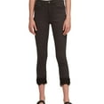 thumbnail image 1 of DKNY Womens Lace Cuff Skinny Fit Jeans, Black, 28, 1 of 2